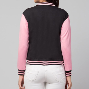 Dernier hiver 100% laine Lettermen Slim Fit veste pour femmes respirant avec broderie décoration tricotée au Pakistan - Product Image 6