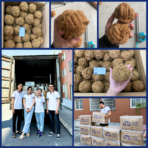 Jouet à mâcher pour chien en boule de coco Meilleur vendeur Fibre de cosse de noix de coco naturelle Soins dentaires écologiques Produit durable et biodégradable pour animaux de compagnie - Product Image 3