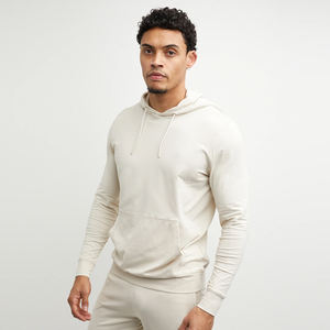 Sweat-shirt à capuche pour hommes, logo en relief personnalisé, lettre en relief, vêtements bon marché, vente en gros, unisexe 3D en relief - Product Image 3