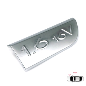 ตราสัญลักษณ์โครเมียม BSP563-2 1.6 16V รุ่น 8200209130 ด้านขวา สำหรับรถยนต์ Megane MK2 และ Scenic MK2 - Product Image 1