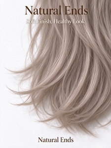 Peluca de Cabello Humano Rubio Ceniza Claro, Larga y con Rizos en Capas, Calidad Premium para Mujeres - Product Image 6