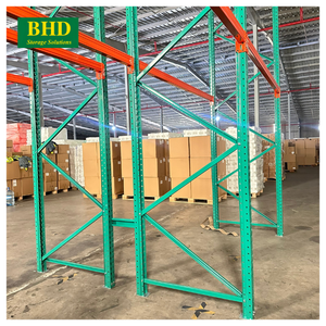 Estante de paleta de lágrima de acero RAL6000 más vendido de BHD Vietnam, estante de gestión de inventario de almacén selectivo - Product Image 3