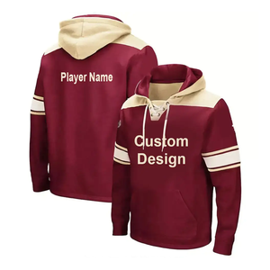 Sweat à capuche de hockey sur glace avec capuche, maillot de hockey personnalisé de haute qualité avec capuche, vente, conception et logo personnalisés - Product Image 2