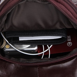 Sac à bandoulière en cuir véritable pour hommes, sacoche à la mode, sac à épaule pour voyage, entièrement personnalisé, 2020 - Product Image 4