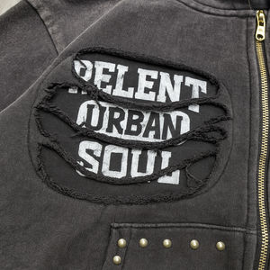 Conjunto Deportivo Personalizado con Estampado Completo, Estilo Urbano, 400 Gsm, 2 Piezas, Sudadera con Capucha de Felpa Técnica de Algodón de Diseñador para Hombre - Product Image 5