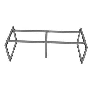 Pieds en acier de conception industrielle robuste pour tables de 240x100 cm, revêtement en poudre HCRT035, pour utilisation en salle de sport, hôpital ou salle à manger - Product Image 2