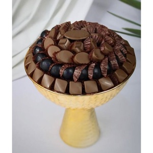 Fabuleux Design Décoration Chocolat Bol De Service Écologique Meilleure Qualité Bol En Métal Argenté Présentoir À Desserts Prix De Gros - Product Image 6
