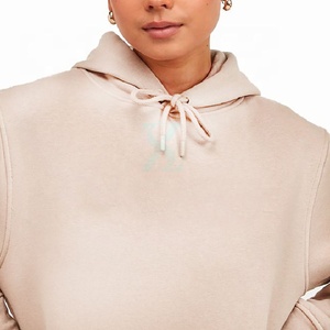 Women's Regular Fit 100% Cotton Fleece Hooded Drawstring Tracksuit Sweatpants <b>Set</b> <b>Plus</b> <b>Size</b> Casual Winter <b>Loungewear</b> - Product Image 2