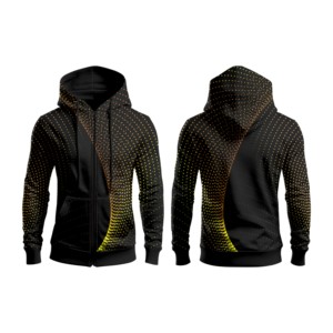 เสื้อฮู้ดโพลีเอสเตอร์100% สำหรับผู้ชายเสื้อสวมหัวพิมพ์ซับลิเมชันลายสัตว์สองชั้นสำหรับฤดูใบไม้ร่วง - Product Image 4