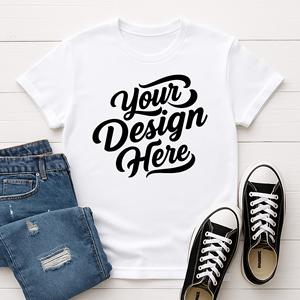 Camiseta Unisex 100% Algodón Estilo Básico con Impresión de Logotipo Personalizado 2D para Colores Cómodos 1717 Hecho en Vietnam Estilo Básico - Product Image 3