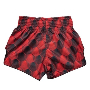 Pantalones cortos de boxeo de satén duraderos, ligeros, transpirables, para entrenamiento deportivo, gimnasio, para hombres, práctica diaria - Product Image 2