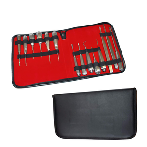 Kit de Instrumentos Quirúrgicos Dentales de Primera Calidad, 12 Piezas, Certificado CE Clase I, Herramientas Manuales de Acero Inoxidable, Estuche de Almacenamiento con Cierre - Product Image 1