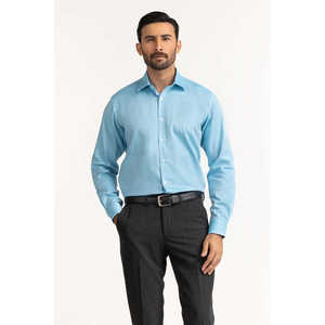 เสื้อเชิ้ตผู้ชาย Ocean ผ้าฝ้าย 100% สำหรับใส่ทำงานและลำลอง ผ้าป๊อปลินกันยับ ทอสำหรับฤดูใบไม้ร่วง รุ่น MN-FS-YD24-050 - Product Image 1