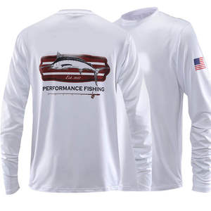 Camisas de Pesca de Manga Larga para Hombre HSI Personalizadas, de Secado Rápido, Transpirables, con Protección UPF, Protección Solar, Ropa de Exterior Estampada, Tallas Grandes - Product Image 4