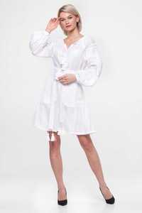 ชุดเดรสยาวสไตล์บูติกสำหรับผู้หญิงชุดเดรสยาวปักลายดอกไม้ผ้าฝ้ายชุดเดรสลำลองหรูหราสำหรับผู้หญิงสำหรับฤดูร้อน - Product Image 3