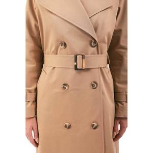 Abrigo de Gabardina Clásico Camel para Otoño - Product Image 3