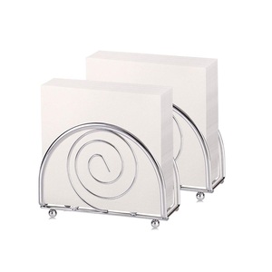 Offre Spéciale fantaisie décoration de la maison bureau en acier inoxydable porte-serviettes porte-serviettes porte-mouchoirs avec poinçonnage Design - Product Image 5