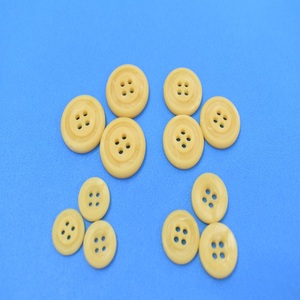 Wholesale Price 4-Hole Rice Resin Shell <b>Button</b> Eco-Friendly Variety Size 10 to 20mm for Shirt <b>Suit</b> Trousers Made in Vietnam - Product Image 3