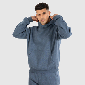 Premium Quality Winter <b>Hoodie</b> <b>Oversized</b> Cotton Customizable Pullover Oversize Hooded Embossed <b>Men</b> Fleece Pullover Hoodies - Product Image 3