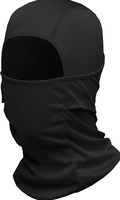 Harga Terjangkau Balaclava Ringan Bergaris Multi-warna Masker Wajah Kustom 100% Poliester Rajutan Penutup Wajah Penuh Warna Dapat Disesuaikan
