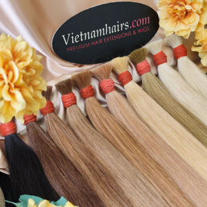 Nouvelle Collection 2024 : Extensions de Cheveux Humains Vietnamiens Vierges de Qualité Supérieure, 100% Naturels, Lisses, en Gros, Double Trame Faite à la Machine, 100g, Cuticules Intactes - Product Image 1