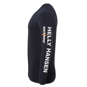 Camiseta Deportiva de Manga Larga de Algodón para Gimnasio, Diseño Moderno, Ajustada, Informal, para Hombre - Product Image 2