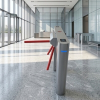 Torniquete Automático Tipo Puente con Motor sin Escobillas, Acero Inoxidable 304, Protección IP65, Función Anti-Embutidos