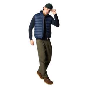 2025 venta al por mayor OEM hombres Bodywarmer chaleco chaqueta acolchada sin mangas acolchado al aire libre chaleco cálido invierno Casual ligero moda - Product Image 6