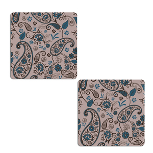 Sous-verres en bois MDF colorés pour bureau vaisselle décorative hôtel restaurant maison cuisine table à manger boisson thé tasse à café - Product Image 6