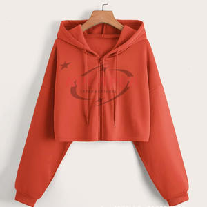 Nueva Llegada, Sudadera con Capucha Personalizada de Invierno 100% Algodón con Cierre para Mujer en Diferentes Colores a un Precio Razonable - Product Image 1