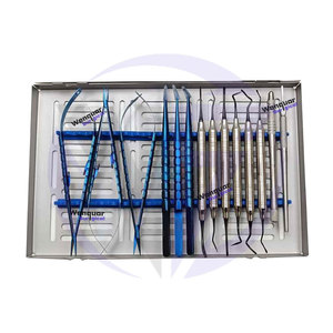 Kit de Instrumentos Quirúrgicos Dentales Wenquar WS-887 de 14 Piezas, Juego de Instrumentos Quirúrgicos de Ortodoncia Manual de Acero Inoxidable - Product Image 4