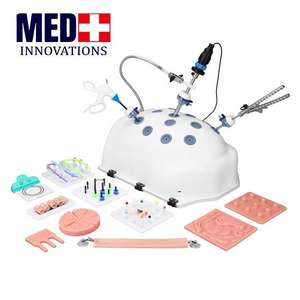 Med Innovations Manual Laparoscopic Trainer Box Simulator Simulador laparoscópico de metal para mejorar las habilidades de cirugía - Product Image 1