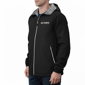 Chaqueta de Invierno Impermeable con Capucha, Diseño Nuevo, Ropa Personalizada de Moda, Chaqueta Cortavientos Ligera de Alta Calidad para Hombre, Estilo Casual - Product Image 3