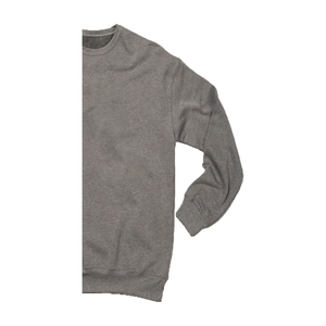 Eco-Friendly Winter Women's Grey Embroidered Fleece Sweatshirt Breathable Windproof 340g Polyester/Cotton Regular Crew Neck Full - Product Image 5
