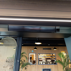 Calefactor Eléctrico Radiante ELCON ARH-40 de 4000W, Onda Larga, Aluminio Negro, Protección Contra Sobrecalentamiento, Impermeable, Cobertura de 28 Metros Cuadrados - Product Image 2