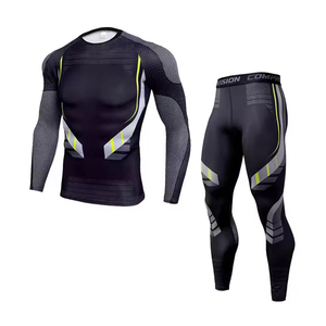 Grappling MMA Rash Guard Concevez votre propre chemise de compression par sublimation Bjj Rashguard imprimé personnalisé Hommes Hommes OEM Long - Product Image 4