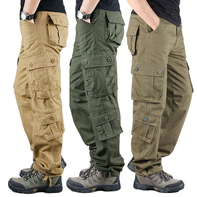 Premium Quality Hot Sale Men's Cotton Material Cargo Trousers Workwear Pants Latest Designs Men's Trending Cargo Pants Oem