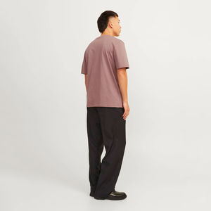 Top classement o-cou hommes 100% coton T-Shirt Logo imprimé personnalisé meilleure qualité couleur unie Streetwear tissu peigné - Product Image 3