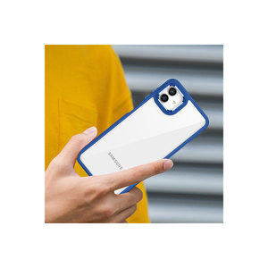 Coque en silicone liquide rouge antichoc pour Samsung Galaxy A04 avec dos anti-traces de doigts - Product Image 4