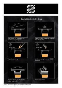 Fumeur de cocktail à l'ancienne, avec filtre en acier inoxydable, protège des brûlures, plus durable - Product Image 6