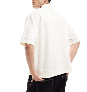 Lona Premium OEM para Camisas de Hombre |   Ropa Urbana Gótica Ecológica de Alta Calidad |   Ropa Casual de Negocios de Color Sólido y Duradera - Product Image 5