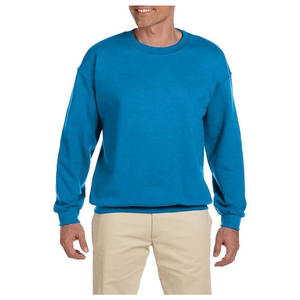 Sweat-shirt et sweat à capuche pour homme en tissu tricoté, manches longues, col rond, écologique, respirant, polyester/coton, impression de logo personnalisée - Product Image 6