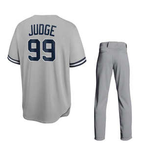 Uniformes de Béisbol Personalizados para Hombre, Transpirables, Estampados, Venta al Por Mayor de Fábrica, con Diseño y Logotipo Personalizados Gratis - Product Image 2