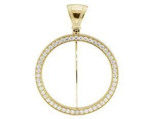 Pendentif photo double face en argent Sterling S925 glacé hip hop bling moissanite mode diamant fabriqué sur mesure pour hommes - Product Image 4