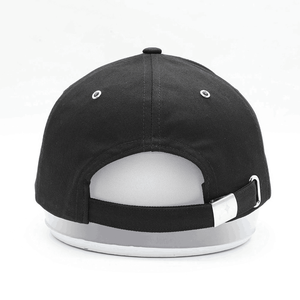 Casquette de baseball en toile personnalisée unisexe à 6 panneaux Nouveau style de rue sportif Couleur unie Tissu imperméable Pare-soleil brodé Logo pour hommes - Product Image 4