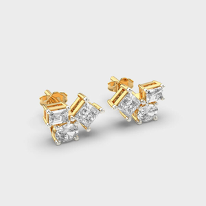 Pendientes de Plata 925 con Moissanita, Diseño Clásico de Doble Forma Ovalada, Regalo Elegante para Mujer Moderna - Product Image 5
