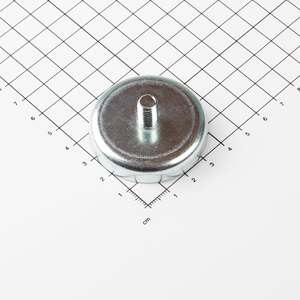 Gripper piatto in neodimio con perno filettato Ø47x9,2mm - Product Image 1