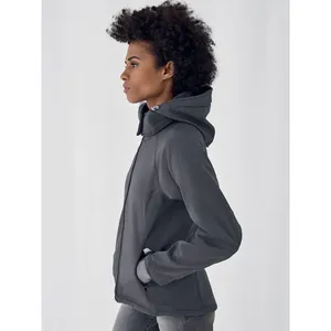 Veste softshell à capuche pour femme, merchandising technique, sweats à capuche et sweat-shirts promotionnels - Product Image 6