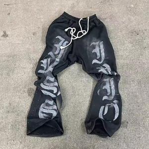 Pantalon de survêtement à double taille personnalisé délavé au soleil 100% coton biologique polaire haute qualité avec poches pantalon de survêtement pour homme - Product Image 2