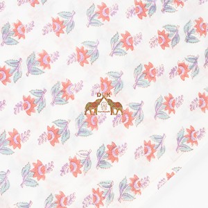 Wholesale <b>Block</b> <b>Printed</b> Floral Design Fabric For Clothing and Summer - Product Image 6